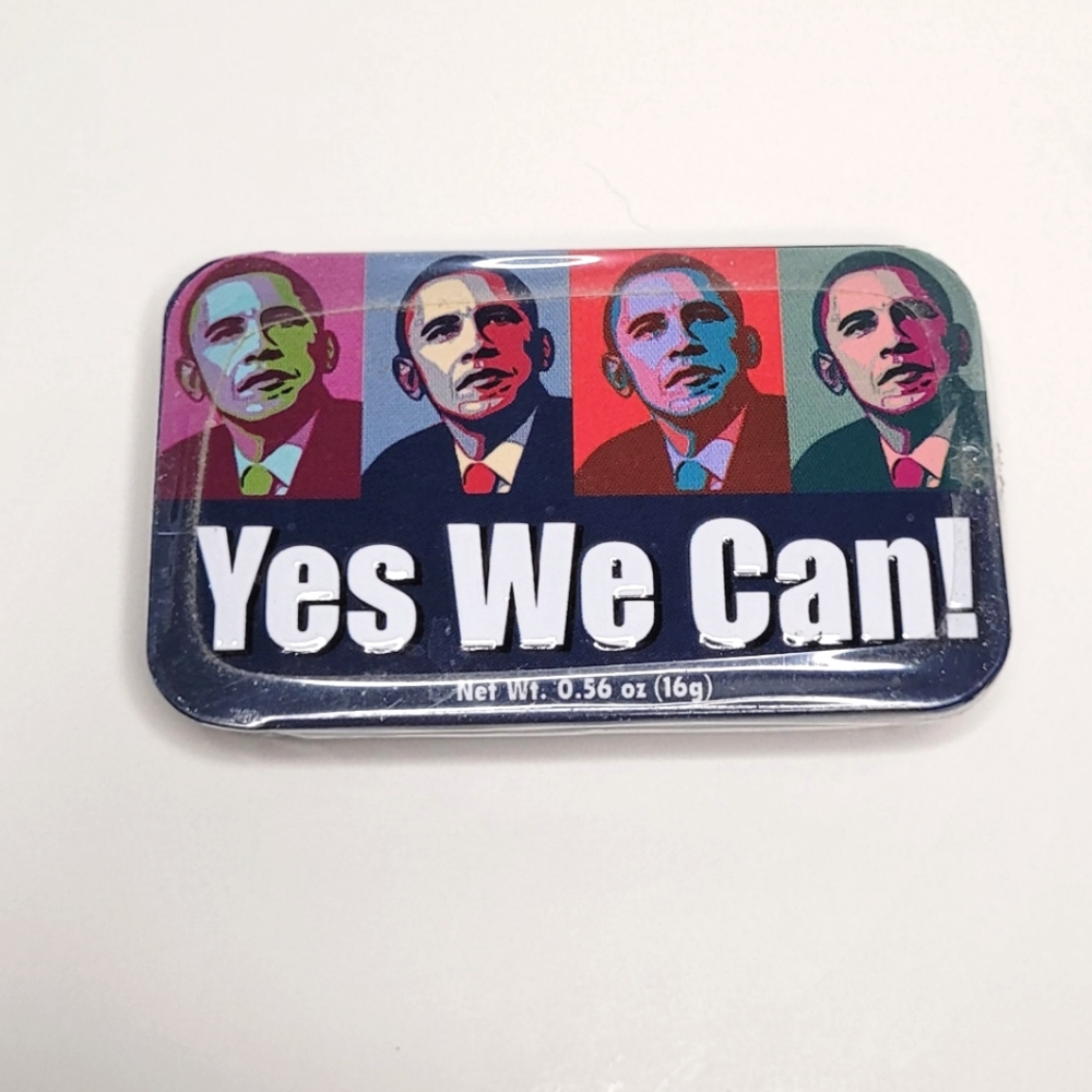 Yes We Can! Pop Art Barack Obama Mints Tin NEW SEALED